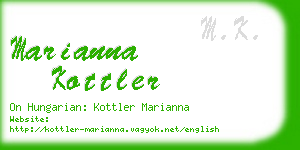 marianna kottler business card